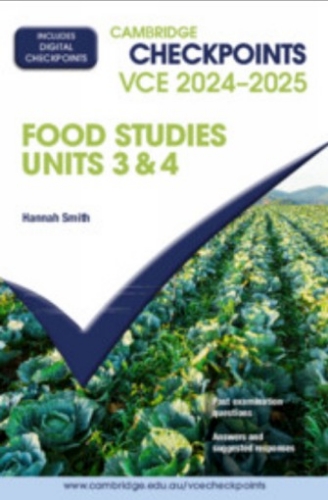 Checkpoints VCE Food Studies 3&4 2024-2025