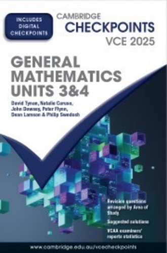 Checkpoints VCE General Maths 3&4 2025