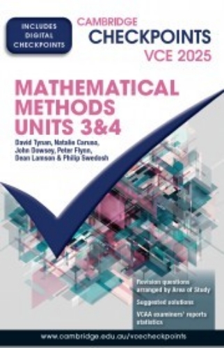 Checkpoints VCE Mathematical Methods 3&4 2025