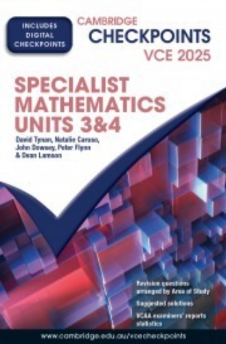 Checkpoints VCE Specialist Maths 3&4 2025