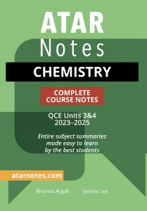 ATAR Notes: QCE Chemistry 3&4 (2023-2025)