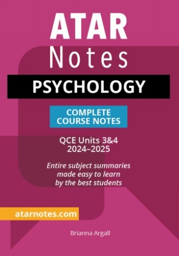 ATAR Notes: QCE Psychology 3&4 (2024-2025)