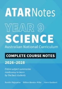 ATAR Notes: Year 9 Science (2026-2028)