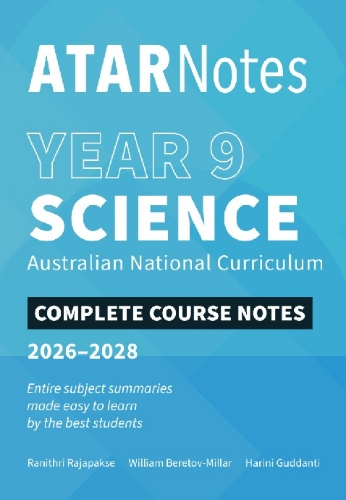 ATAR Notes: Year 9 Science (2026-2028)