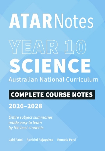 ATAR Notes: Year 10 Science (2026-2028)