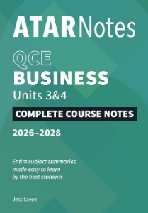 ATAR Notes: QCE Business 3&4 (2026-2028)