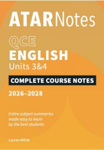 ATAR Notes: QCE English 3&4 (2026-2028)