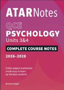 ATAR Notes: QCE Psychology 3&4 (2026-2028)