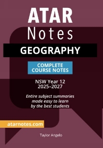 ATAR Notes: HSC Geography Year 12 (2025-2027)