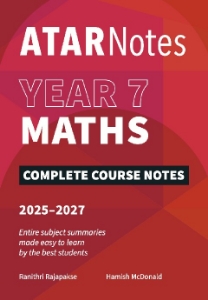 ATAR Notes: Year 7 Maths (2025-2027)