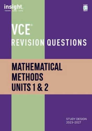 VCE Revision Questions: Mathematical Methods Units 1 & 2
