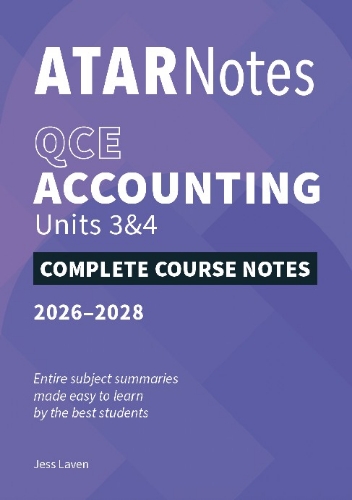 ATAR Notes: QCE Accounting 3&4 (2026-2028)