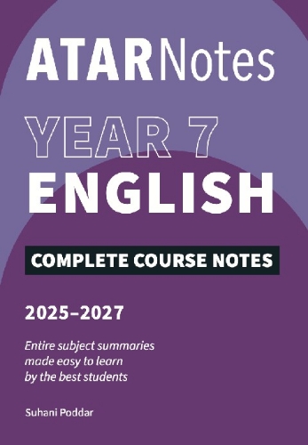 ATAR Notes: Year 7 English (2025-2027)