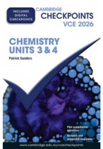 Checkpoints VCE Chemistry 3&4 2026