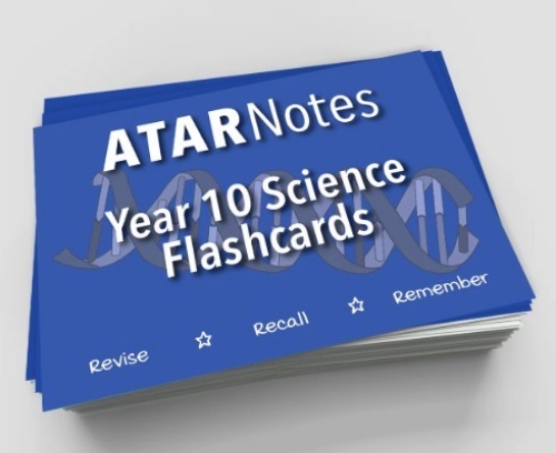 ATAR Notes: Year 10 Science Flashcards 2E