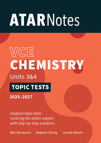 ATAR Notes Topic Tests: VCE Chemistry 3&4 (2025-2027)