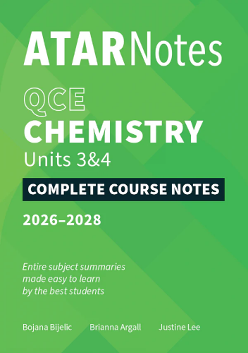 ATAR Notes: QCE Chemistry 3&4 (2026-2028)