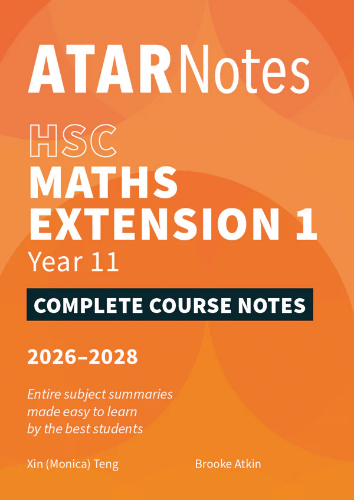ATAR Notes: HSC Mathematics Extension 1 Year 11 (2026-2028)