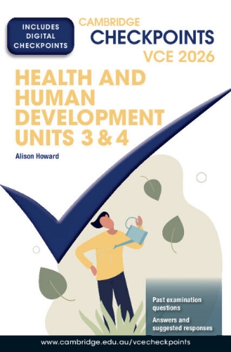 Checkpoints VCE Health and Human Dev 3&4 2026
