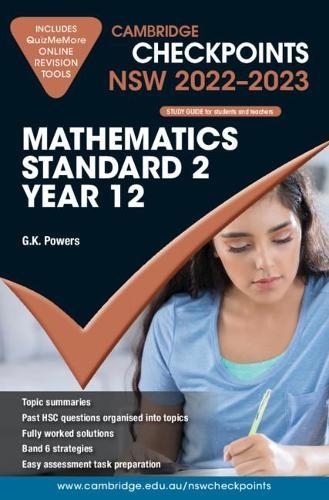 Checkpoints NSW Mathematics Standard 2 Yr 12 (2022-2026)
