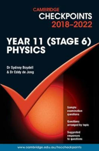 Checkpoints NSW Physics Year 11 (2018-2026)