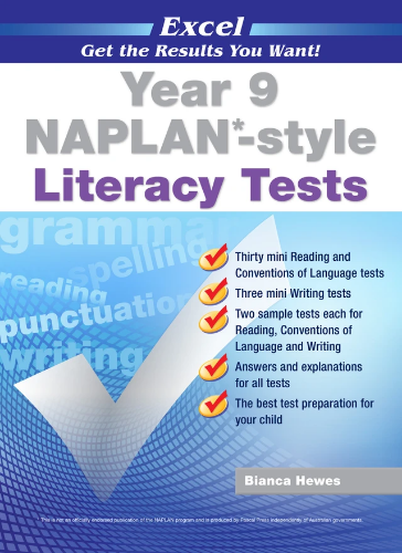 Excel NAPLAN*-style Literacy Tests Year 9