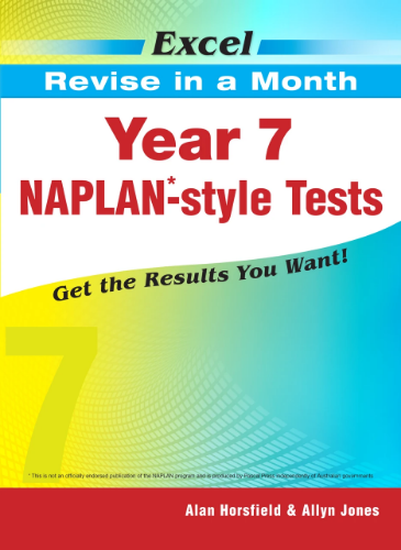 Excel Revise in a Month NAPLAN*-style Tests Year 7