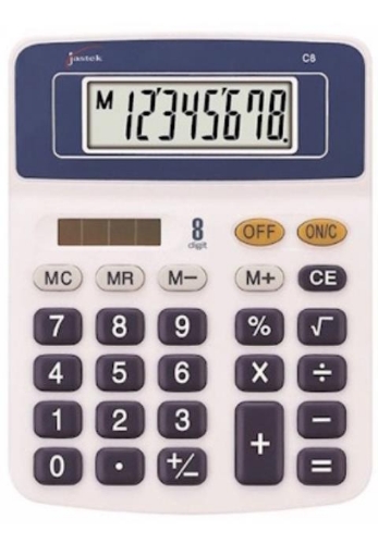 Calculator Compact Pocket Jastek Blue