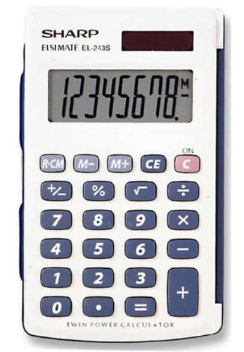 Calculator Sharp Basic EL-243S Solar