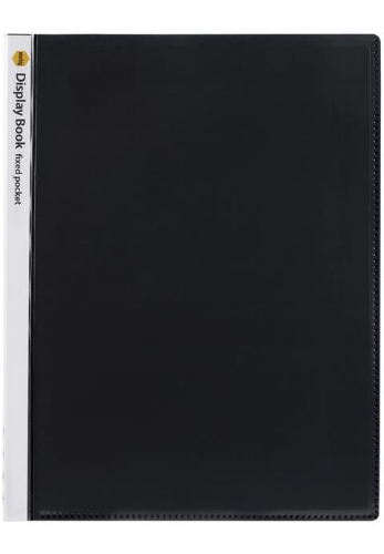 Display Book A4 40 Pocket Insert Cover Black Non-Refillable