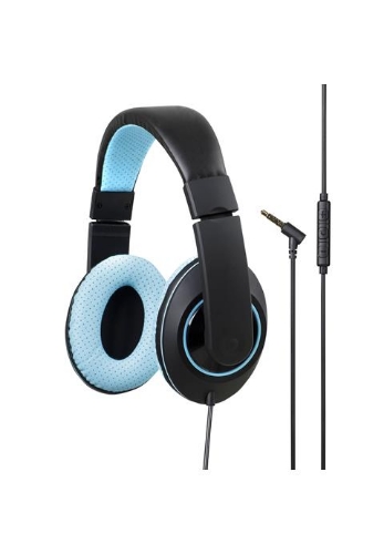 Headphones Mic & Remote (single 3.5mm jack) Blue Kensington