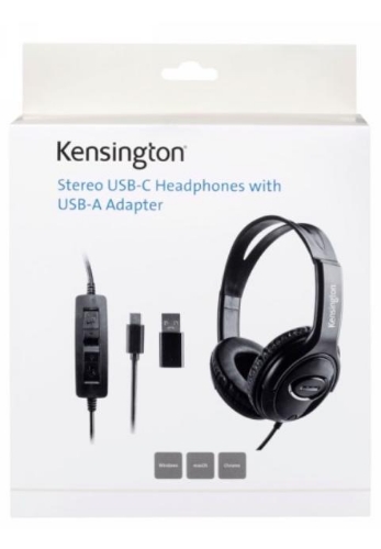 Headphones with Volume Limiting Stereo Black Kensington