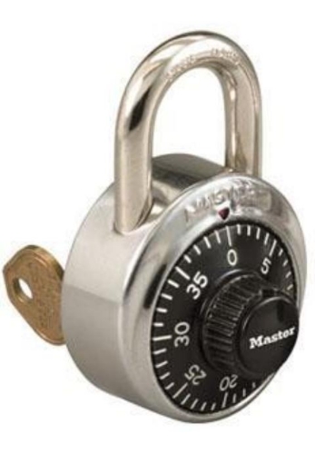 Padlock Combination Master 1525V36 With Key Override