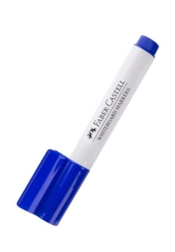 Whiteboard Marker Blue Bullet Connector Faber