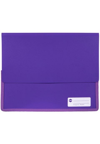 Document Wallet A4 Polypick Heavy Duty Purple