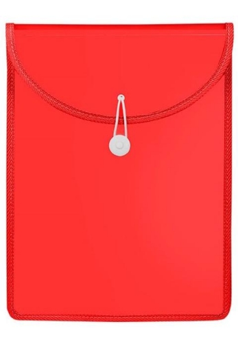Attache File A4 Barkode Top Load Red