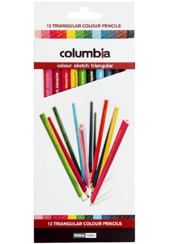 Pencils-Coloured 12's Coloursketch Triangular Columbia