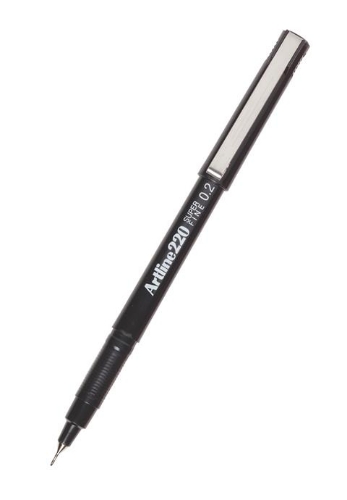 Pen Fineliner #220 0.2mm Black Artline