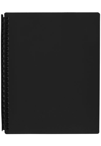 Display Book A4 20 Pocket Black Refillable