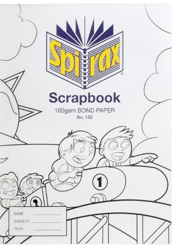 Scrapbook 335x245mm 64 page 100gsm Clear PP Cover #152