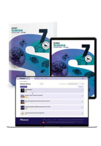 Pearson Science VIC 7 Student Book (Print&Digital + Hub)