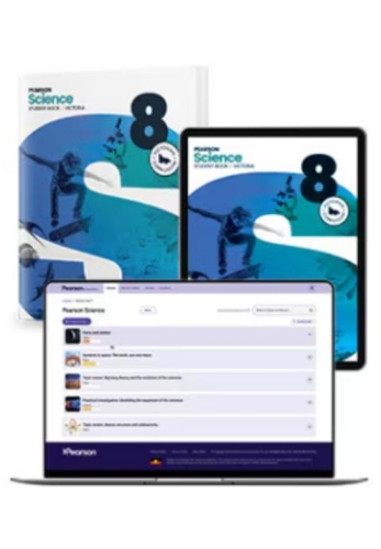 Pearson Science VIC 8 Student Book (Print&Digital + Hub)