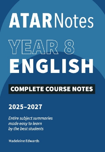 ATAR Notes: Year 8 English (2025-2027)